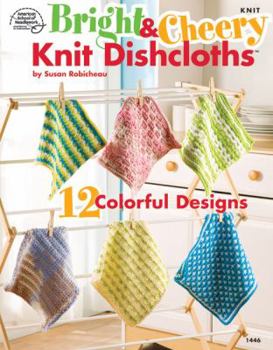 Paperback Bright & Cheery Knit Dishcloths Book