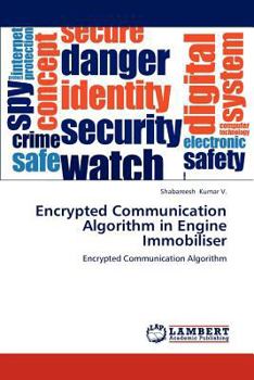 Paperback Encrypted Communication Algorithm in Engine Immobiliser Book