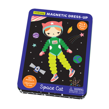 Misc. Space Cat Magnetic Tin Book