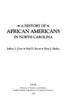 Hardcover A History of African Americans in North Carolina Book