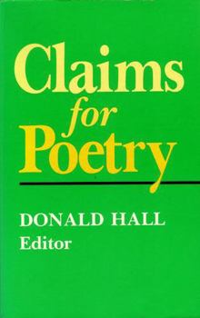 Paperback Claims for Poetry Book
