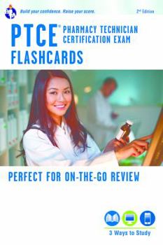 Paperback PTCE - Pharmacy Technician Certification Exam Flashcard Book + Online Book