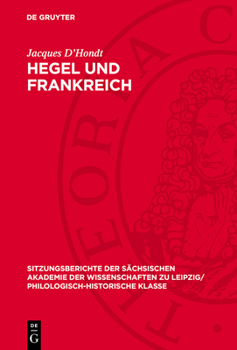 Hardcover Hegel Und Frankreich [German] Book