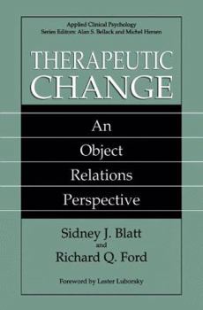 Paperback Therapeutic Change: An Object Relations Perspective Book