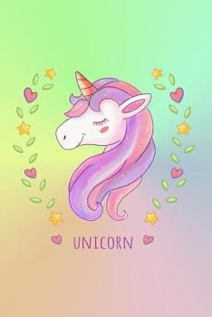 Paperback Unicorn: Notebook 120-Page Lined Rainbow Unicorn Journal Book