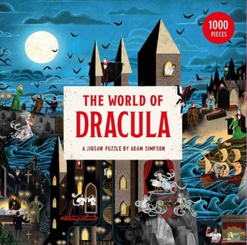 Misc. The World of Dracula 1000 Piece Puzzle: A Jigsaw Puzzle by Adam Simpson Book
