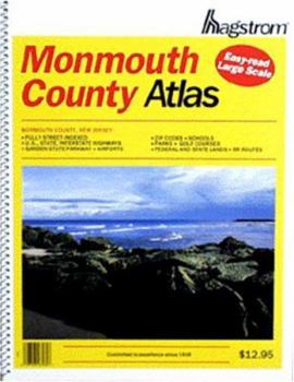 Hardcover Hagstrom Monmouth County Atlas Book