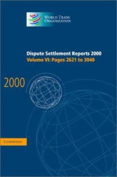 Hardcover Dispute Settlement Reports 2000 Book