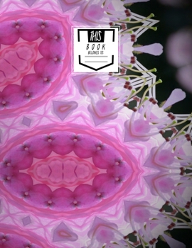 Paperback Sketchbook: Pink Petals - Unlined Paper - Sketchbook - Scrapbook, Large Notebook Book