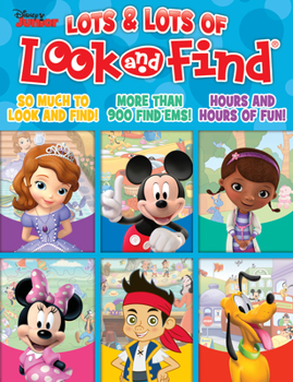 Paperback Lots of Look & Finds Disney Jr Book