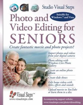 Paperback Photo and Video Editing for Seniors Book