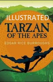 Paperback Tarzan of the Apes Illustrated Book
