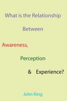 Paperback What is the Relationship Between Awareness, Perception & Experience? Book