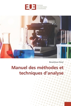 Paperback Manuel des méthodes et techniques d'analyse [French] Book