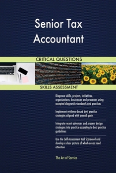 Paperback Senior Tax Accountant Critical Questions Skills Assessment Book