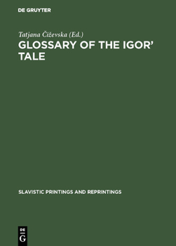 Hardcover Glossary of the Igor' Tale Book