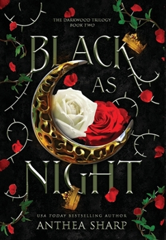 Hardcover Black as Night: A Dark Elf Fairytale Book