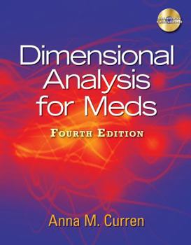 Paperback Dimensional Analysis for Meds [With CDROM] Book