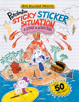 Paperback Sticky Sticker Situation: A Sticker & Activity Book