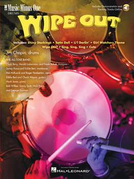 Paperback Wipe Out - Music Minus One - Drums (Book/Online Audio) Book