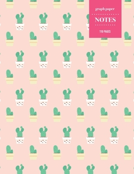 Graph Paper Notes 110 Pages: Cactus Notebook for Professionals and Students, Teachers, Architects, Scientists, Engineers, and Writers | Succulent Llama Pattern