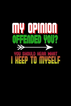 Paperback My Opinion Offended You? You Should Hear What I Keep To Myself: Hangman Puzzles - Mini Game - Clever Kids - 110 Lined Pages - 6 X 9 In - 15.24 X 22.86 Book