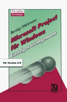 Paperback Microsoft Project Für Windows: Einsteigen Leichtgemacht [German] Book