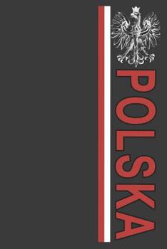 Paperback Polska: Vintage-effect Polish Flag Stripe and Eagle Emblem Lined Notebook Book