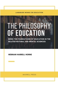 Paperback The Philosophy of Education Book