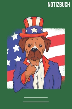 Notizbuch Gepunktet Amerika Boxer: A5  Notebook • 111 Seiten  • Extra  Kalender 2020 •  Einzigartig •  Dotgrid •  Dotted •  Punktraster  • Geschenk • Geschenkidee (German Edition)