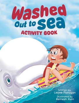 Paperback Washed Out to Sea: An Activity Book for Kids Ages 4-8 Book