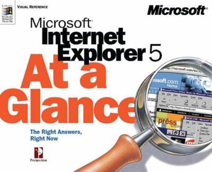 Paperback Microsoft Internet Explorer 5 at a Glance Book