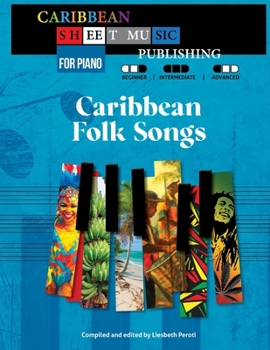 Paperback Caribbean Folk Songs for Piano Book