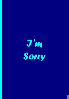 Paperback I'm Sorry Book