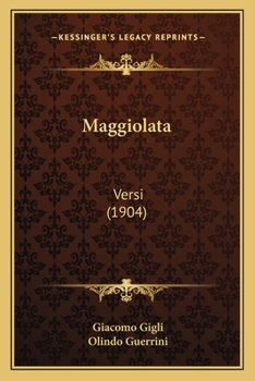 Paperback Maggiolata: Versi (1904) [Italian] Book