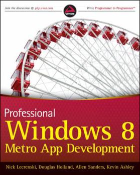 Paperback Professional Windows 8 Programming: Application Development with C# and Xaml Book