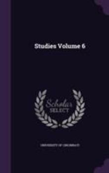 Hardcover Studies Volume 6 Book