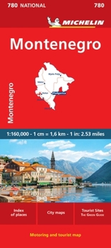 Loose Leaf Montenegro Motoring and Tourist Map No 780 Book