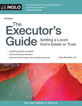 Paperback The Executor's Guide: Settling a Loved One's Estate or Trust Book