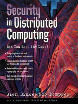 Paperback Security in Distributed Computing: Did You Lock the Door? Book