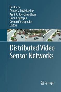 Paperback Distributed Video Sensor Networks Book