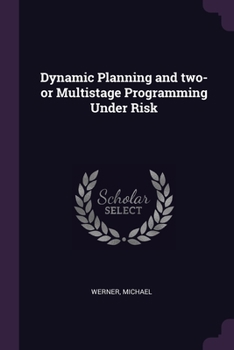 Paperback Dynamic Planning and two- or Multistage Programming Under Risk Book