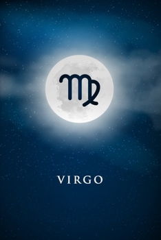 Paperback Virgo: Zodiac Notebook - Virgo Lined Blank Journal - 6x9 120 Pages Book