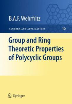 Paperback Group and Ring Theoretic Properties of Polycyclic Groups Book