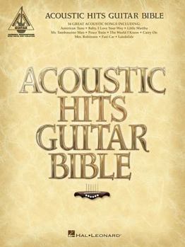 Paperback Acoustic Hits Guitar Bible Book