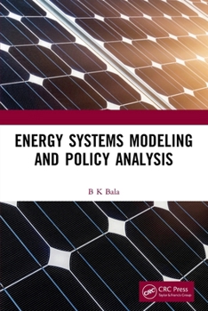 Paperback Energy Systems Modeling and Policy Analysis Book