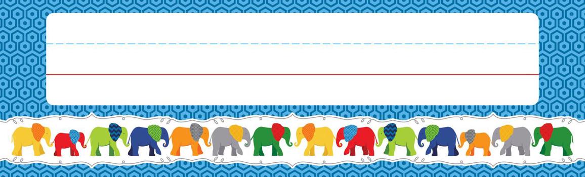 Misc. Parade of Elephants Nameplates Book