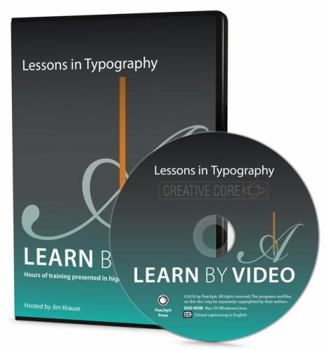 DVD-ROM Lessons in Typography Learn by Video Book