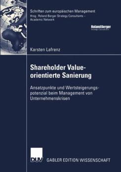 Paperback Shareholder Value-Orientierte Sanierung [German] Book