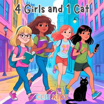 Paperback 4 Girls and 1 Cat Book
